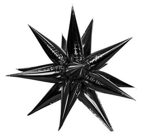 Ellies Black 26-inch Cluster Starburst